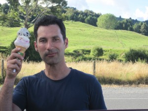 A bit of Hokey Pokey! Picture of Paul McCathie and his ice cream